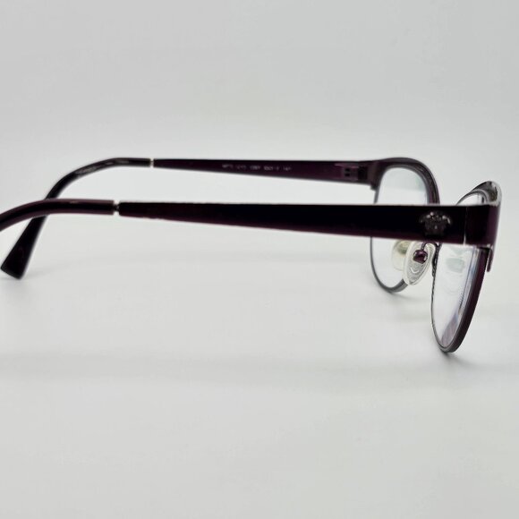 Versace Mod. 1240 1397 Plum Purple Cat Eye Eyeglasses Frame Italy 53-17-140 - Picture 5 of 14